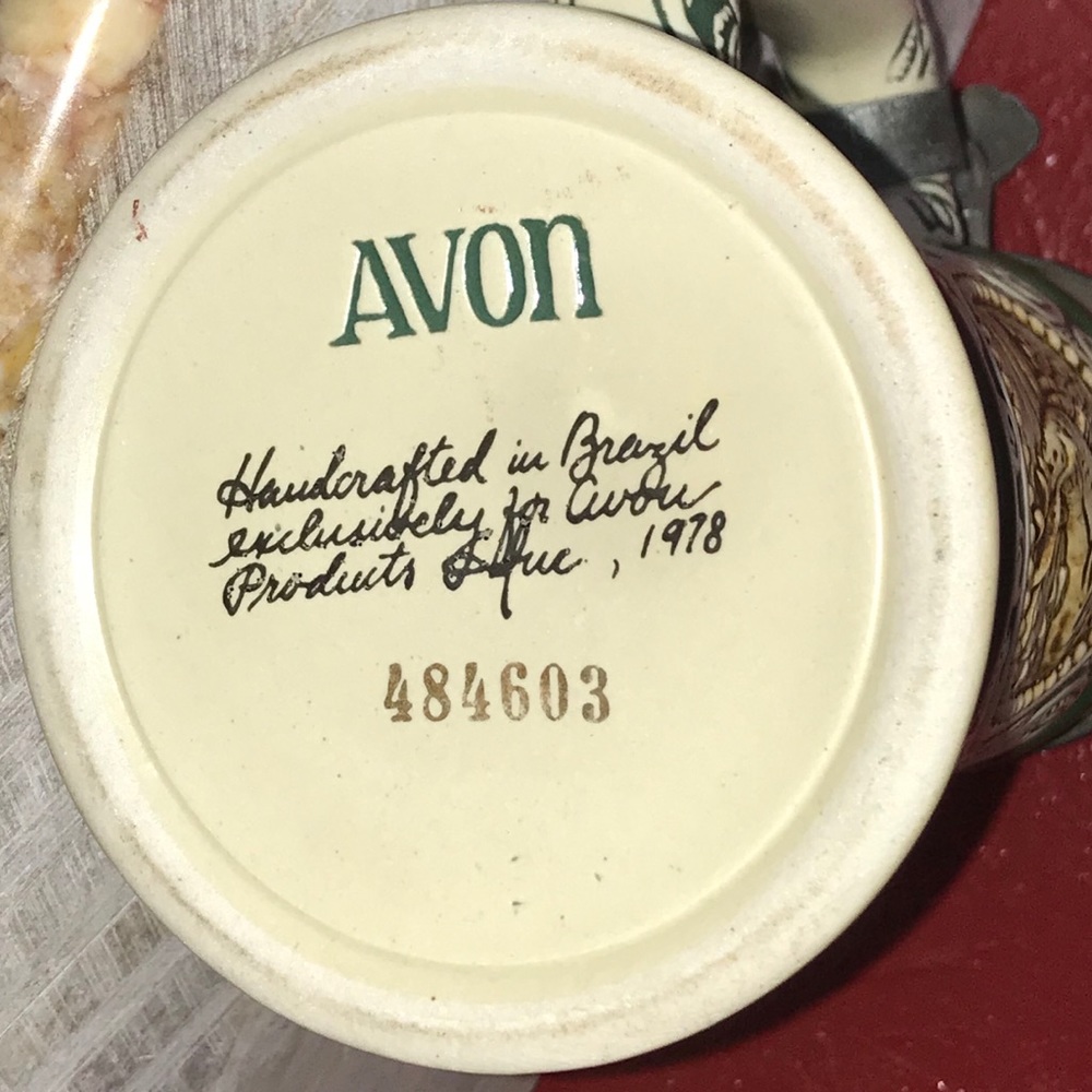 AVON Beer Stein Hunting Fishing Mug 1978 - Picture 8 of 10